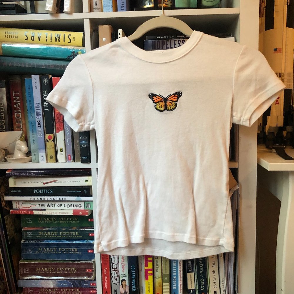 Brandy Melville Butterfly Top